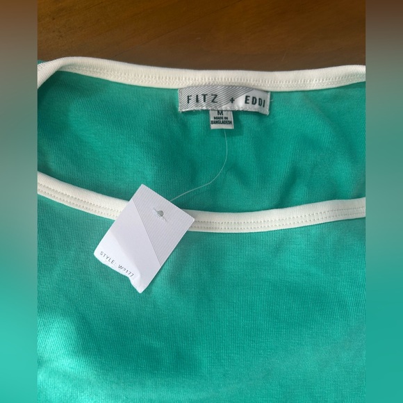 NWT Fitz & Eddi Colorblock Baby Tee - Picture 2 of 8